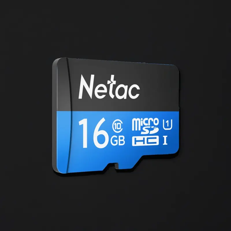 Netac MicroSD P500 Standard MicroSDHC / MicroSDXC 8GB/16GB/32GB/64GB/128GB UHS-I Class 10 up to 90MB/s Retail Pack Card 5