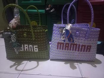 Product Review of Tas Anyaman Wanita Jally Premium XL Muat 10kg Bisa Tambah Nama from 🍓**🐰 0