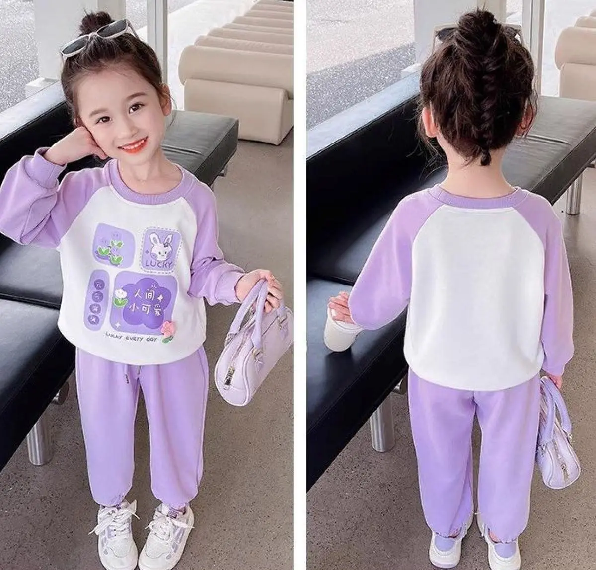 Baju Anak - Setelan Anak Lucky Day / Fashion Santai Anak Perempuan