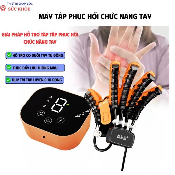 Máy RoBot Tập Luyện Bàn Tay Bị Liệt Máy Co Bóp Tập Tay Cho Người Tai Biến Găng Tay RoBot Máy Tập Phục Hồi Chức Năng Bàn Tay. Bóp Tay Tập Cơ Tay