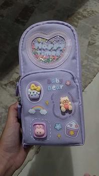 Product Review of PENCIL CASE HIASAN GLITTER KARAKTER 3D MODEL TAS LUCU KOREA KAPASITAS BESAR Stationery from a**a 0