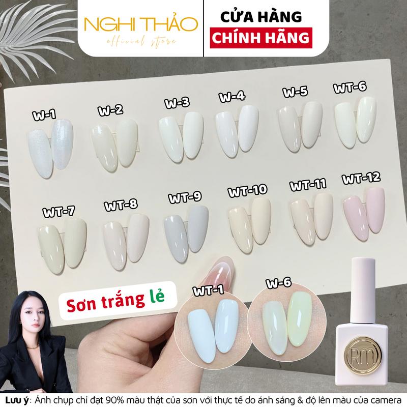 Sơn gel trắng sữa RAMYLA làm nail