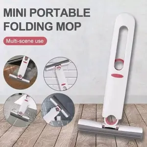 Makassar Alat pel mini portable pembersih meja dapur pembersih kaca serbaguna mini portable mop