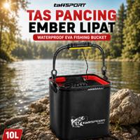 Gambar TaffSPORT Ember Lipat Mancing Tempat Ikan Folding Fishing Bucket 10L - WF154 dari Taffware Official Store Kota Administrasi Jakarta Barat 2 Tokopedia