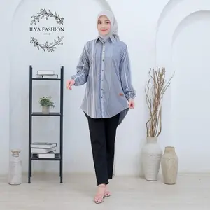 AULIA TUNIK MOTIF 2 bahan katun haruka motif salur best seller