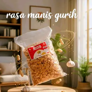 Kacang Bawang Rasa Asin Gurih Manis 1 Kg - Snack