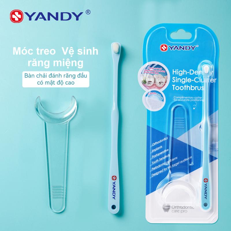 Bàn Chải Đánh Răng Chỉnh Nha YANDY Lông Đơn Bàn Chải Chỉnh Nha Bàn Chải Kẽ Hở Răng Thích Hợp Để Chỉnh Nha Chỉnh Nha Xương Im Lắp Bàn Chải Đầu Nhỏ Đặc Biệt