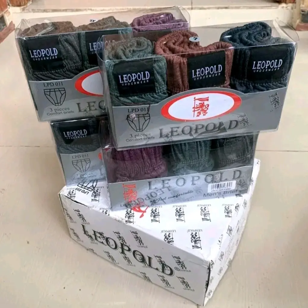 Satu Box isi 3 Pcs Celana Dalam Pria LEOPOLD / CD Segitiga Laki Laki Katun Lembut Dewasa