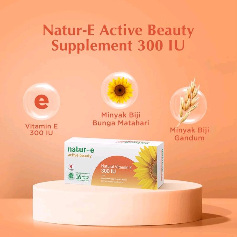 NATUR-E ACTIVE BEAUTY Vitamin E 300 IU (untuk kulit normal kering) 2