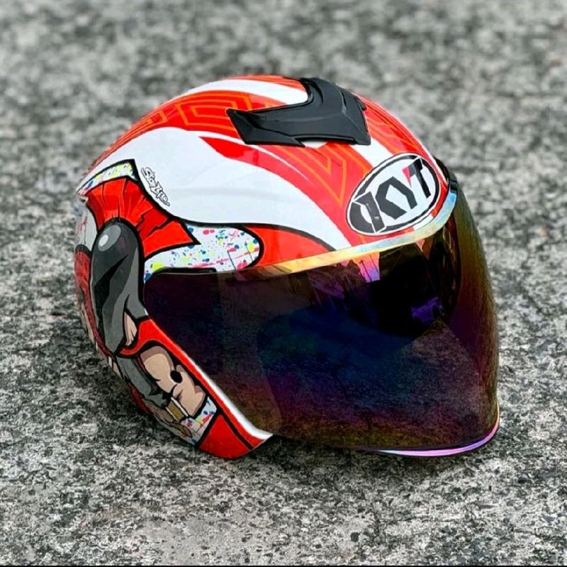  Royal M789 Mũ Bảo Hiểm 3 4 Thiết Kế 2 Kính UV Có Cần Gạt Kính Âm Bảo Vệ Toàn Diện Chất Lượng Cao 