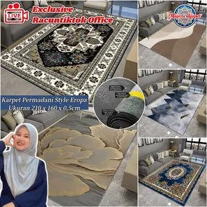 [MK X RACUNTIKTOK] PO 14hr Karpet Permadani Eropa Ukuran 210x160cm Bahan Polyester