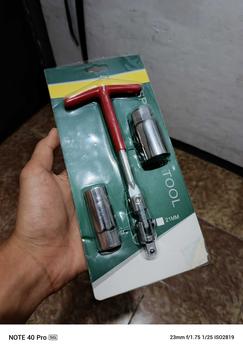 Product Review of Kunci busi flexible 16 21 mm set kunci busi t mobil motor spark plug socket - Alat pembuka busi kendaraan kunci T pasang copot busi set 3pcs kunci busi set from a**h g**a 0