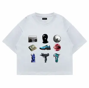 (COD)Prephity White Boxy Tee - Homiess Vol 2  For aldults & KIDS