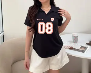 Rochelle 38 + Atasan Kerah Wanita Lengan Pendek Bahan Spandek Angkat 08 Warna Rochelle 38 Nyaman Elegan Serbaguna