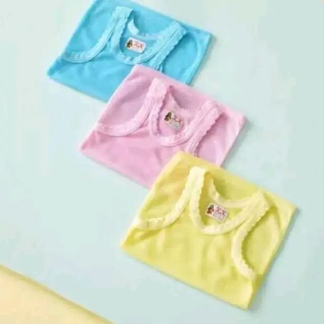 (6pcs) Kaos dalam singlet anak merk KIKI - Fashion