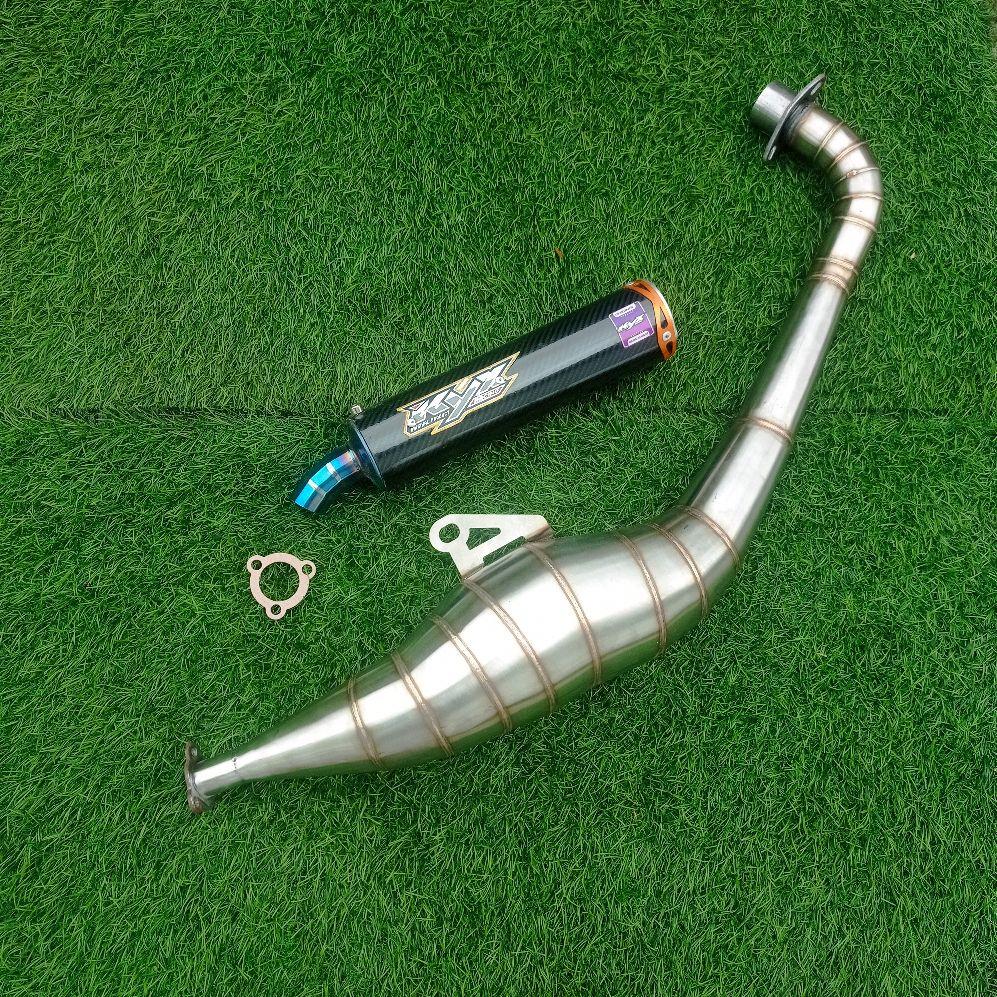 Kyx Racing Knalpot F1ZR Suzuki Tornado Cristal Kolong dengan Desain Ergonomis dan Kualitas Prodi