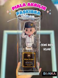 Gambar Piala Akrilik Paskibra 17 Agustus 2025 Custom Karakter dan Ucapan FREE Box Mika - Cewe Hijab dari Bonekahandmadesukasuka Kab. Sukoharjo 5 Tokopedia