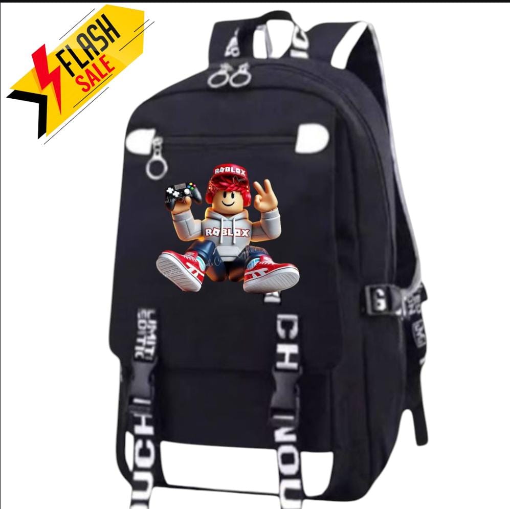 BACKPACK ANAK SEKOLAH ROBLOX SERIES - TAS ANAK LAKI LAKI PEREMPUAN BONUS 3 ITEM - RANSEL SEKOLAH ANAK COWOK CEWEK GAMES ROBLOX
