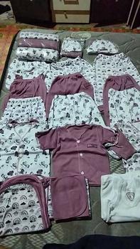 Product Review of PAKET LENGKAP 39 PCS BAJU BAYI NEWBORN BARU LAHIR BAHAN KATUN LEMBUT TERLARIS SNI Parsel from E**g G**a 2