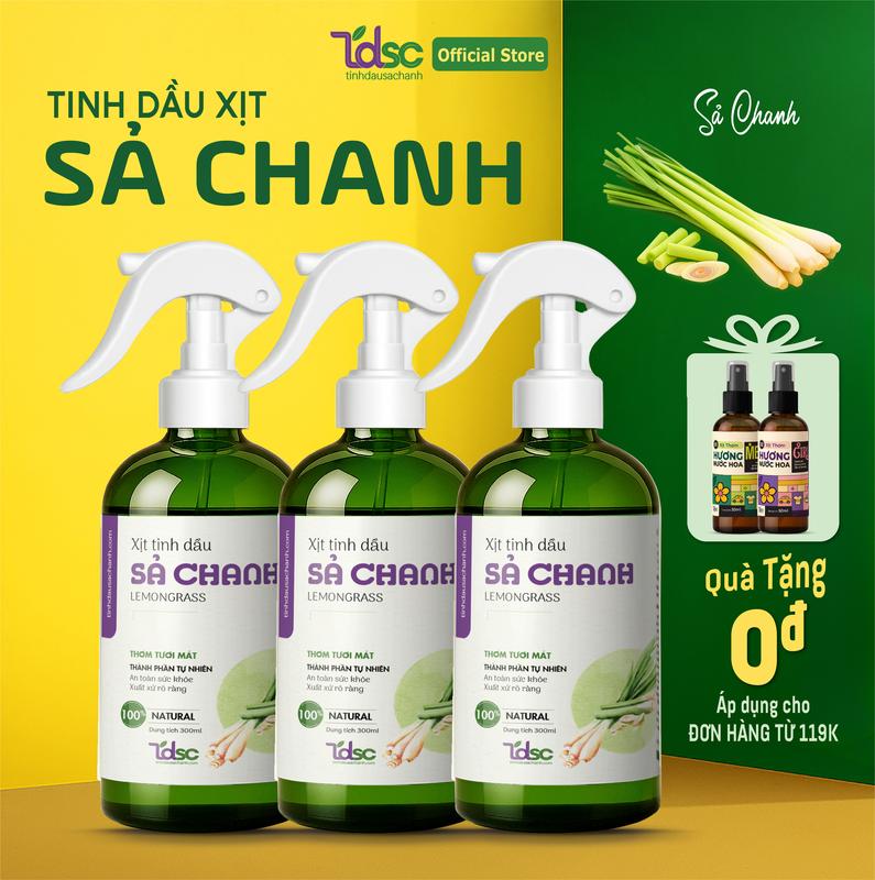  Chai Xịt Tinh Dầu Sả Chanh Nguyên Chất Thơm Phòng Đuổi Muỗi TINHDAUSACHANH 100ml 500ml Tinh Dầu Sả Xịt Phòng Khử Mùi Hiệu Quả 