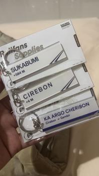 Product Review of Gantungan Kunci Papan Stasiun Kereta Api Putih (Code : P) from N**a 0