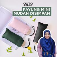 Gambar [COD] Goto Living X Ghaziiyaa Azura Payung Kecil Lipat Mini Travel UPF 50+ Umbrella Anti UV #CR - GREEN dari Goto Living Kota Tangerang 1 Tokopedia