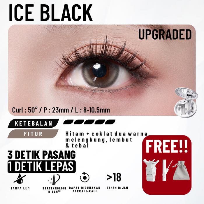 Gambar *(ICE BLACK UPGRADE) ONLINE EXCLUSIVE WOSADO 2.0  Bulumata Magnetic Bulumata Lebat Eyelash Extention dari WOSADO.INDONESIA Kota Tangerang Tokopedia