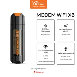 [COD] XINXUN USB Modem Wifi 4G X6 ｜Koneksi cepat dan stabil | Connect ke 32 Perangkat | Jaringan terproteksi | Kecepatan 150mbps | Wifi6