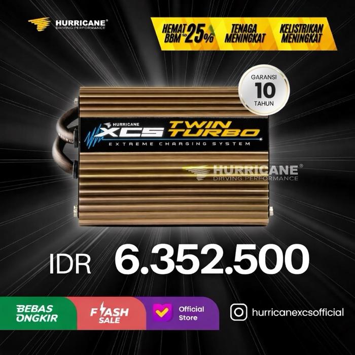Gambar HURRICANE XCS TWIN TURBO KELISTRIKAN OPTIMAL dari HURRICANE XCS OFFICIAL Kota Administrasi Jakarta Utara Tokopedia