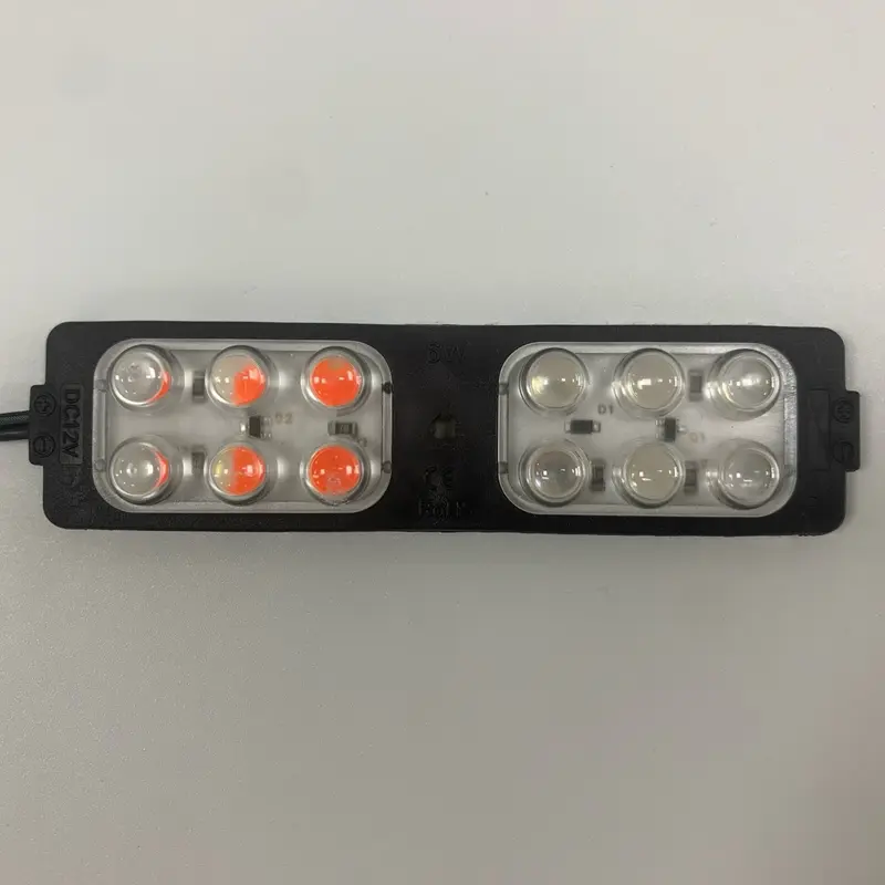 Lampu Led Modul Kolong 12 Volt 24 Volt Nyala Kedip Merah Biru 12 LED 6 WATT 2