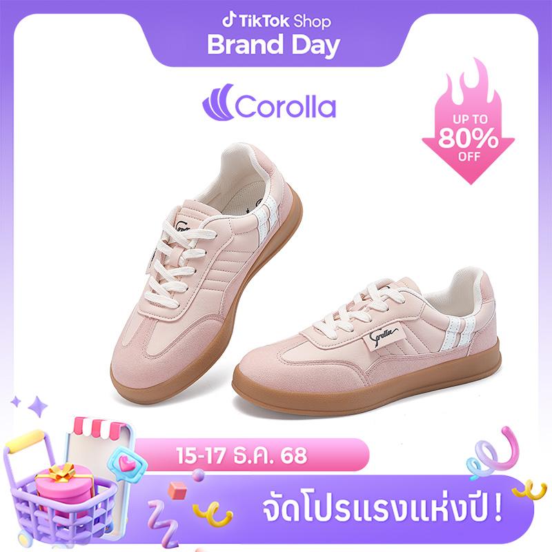 Corolla Glide Shoes รองเท้าผ้าใบสำหรับผู้หญิง ใส่เล่นกีฬา วิ่ง ออกกำลังกาย รองเท้าเพื่อสุขภาพ วัสดุห