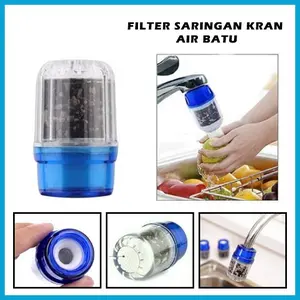 Filter Saringan Air Kran Batu / Penyaring Keran Medical Stone Water Purifier PAM Minum Sumur Mini