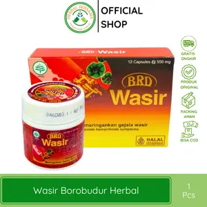 BRD WASIR Isi 12 Kapsul I Borobudur Herbal Wasir Isi 100 Pil
