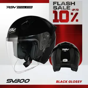 HELM RSV SV300 BLACK GLOSSY DOUBLE VISOR Motorcycle
