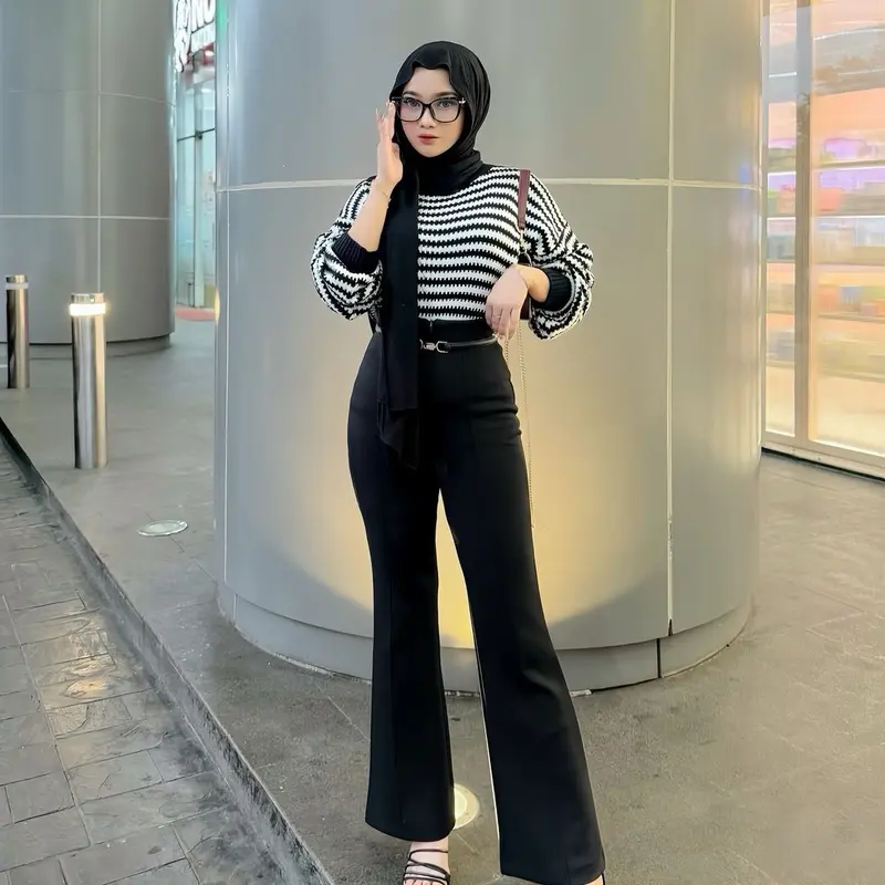 Celana Kulot Skuba Cutbray Highwaist VOL 1 Scuba 2