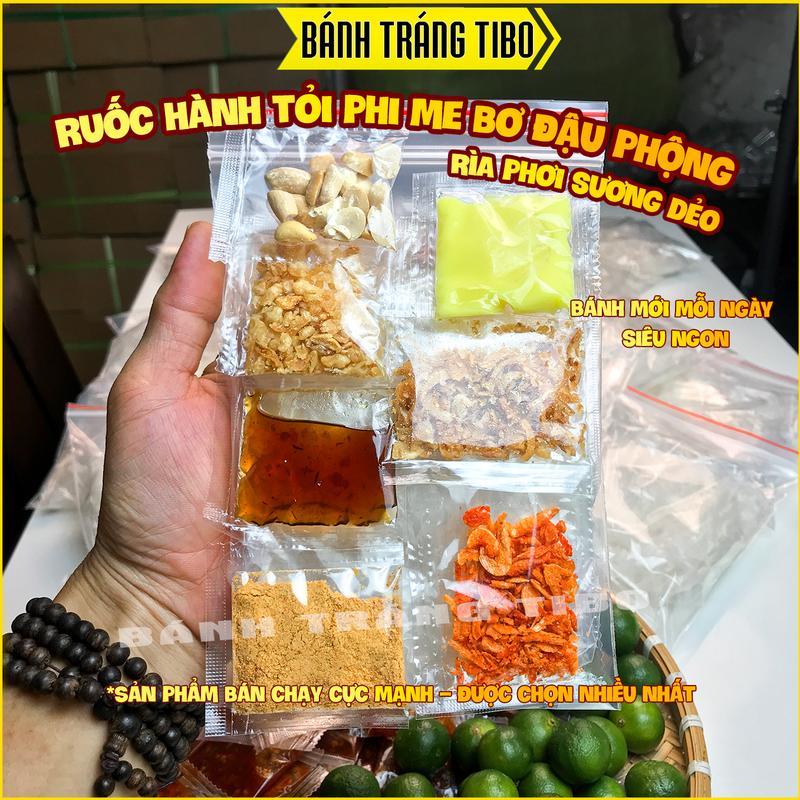 46 Loại Bánh Tráng Phơi Sương Muối Nhuyễn Tôm Siêu Ngon - Bánh tráng rìa gạo dẻo càng ăn càng mê - Ăn Vặt Tibo Food