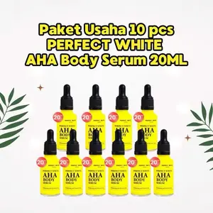 Perfect White Paket Usaha 10 Pcs AHA Body Serum 20ml