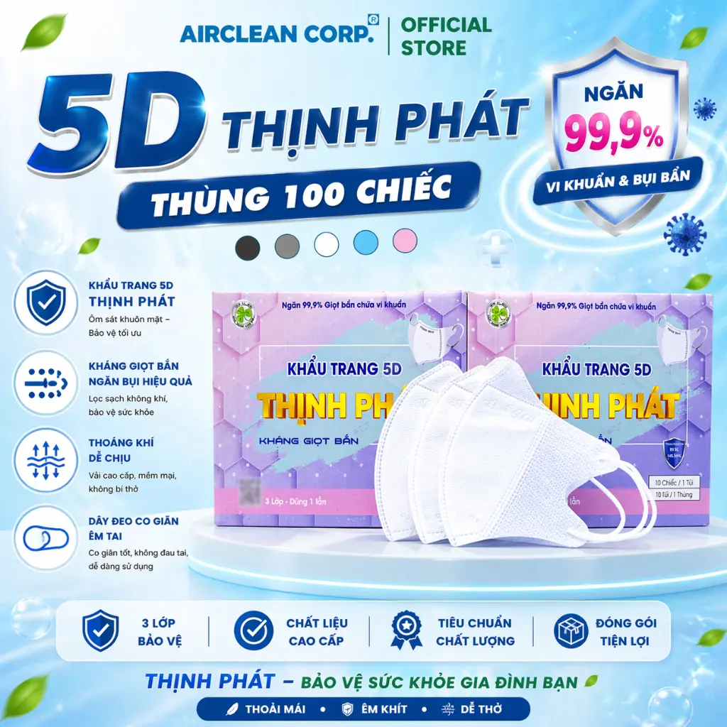 Thùng 100 Chiếc - Màu Trắng