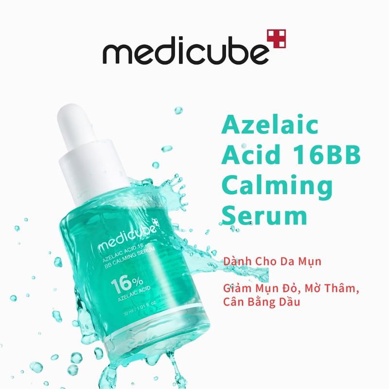 Serum Medicube Azelaic Acid 16 Bb Calming 30ml - Giảm mụn đỏ, làm mờ vết thâm,…