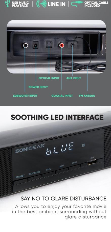 Product Introduction of SONICGEAR SONICBAR 3000 BTMI BLUETOOTH SOUND BAR FOR TV (1 YEAR WARRANTY BY LEAPFROG DISTRIBUTION PTE LTD) 0