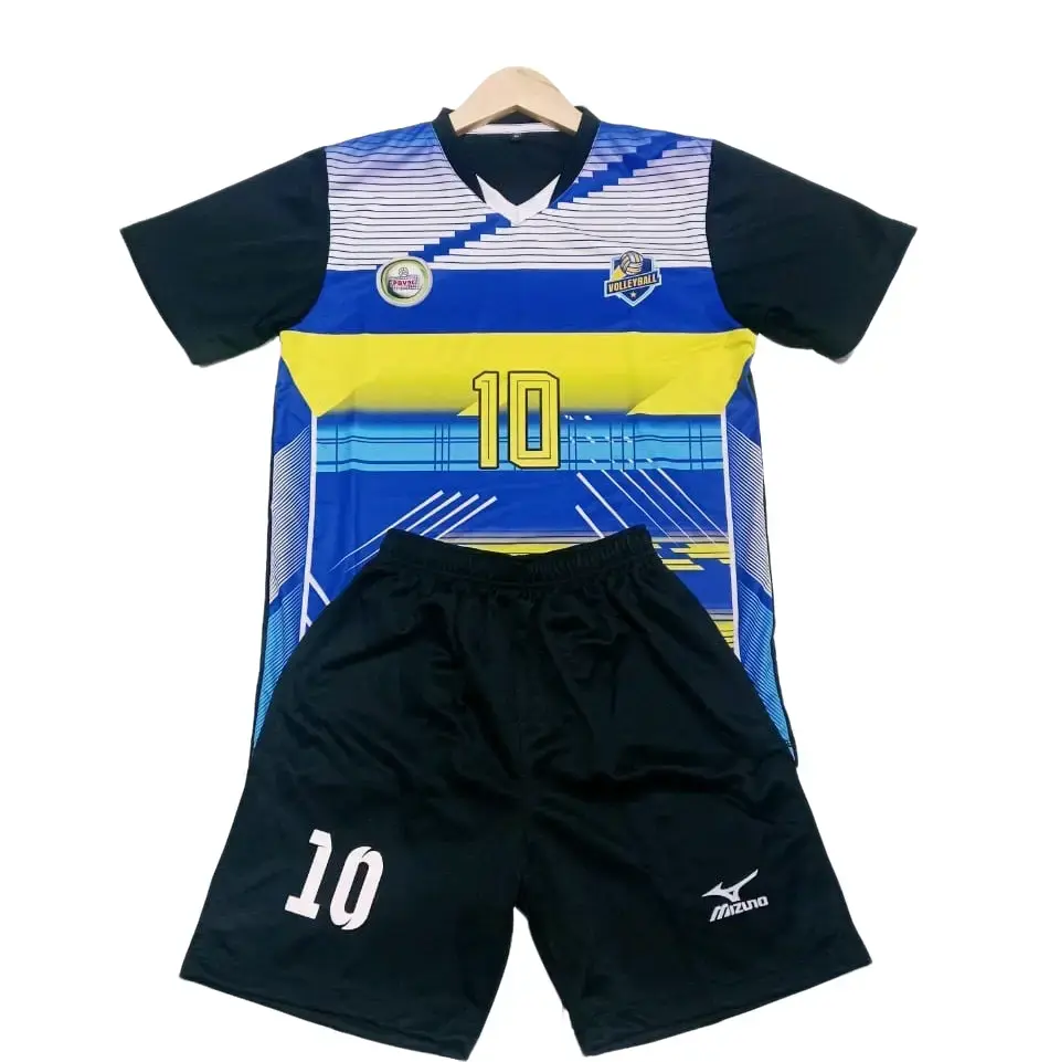Setelan baju pria baju olahraga baju voli baju badminton jersey baju main bola Sport