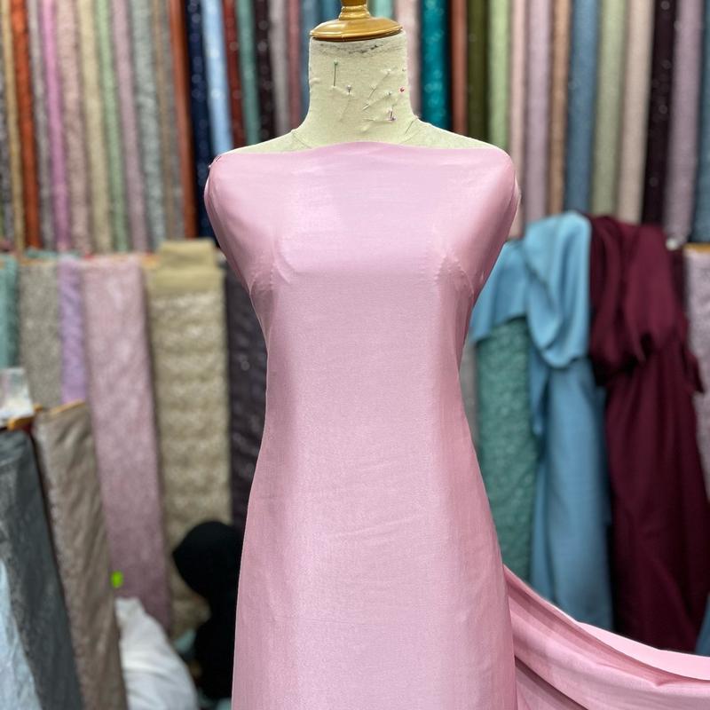 Bahan bridesmaid kain satin seragam by maxmara silk 8