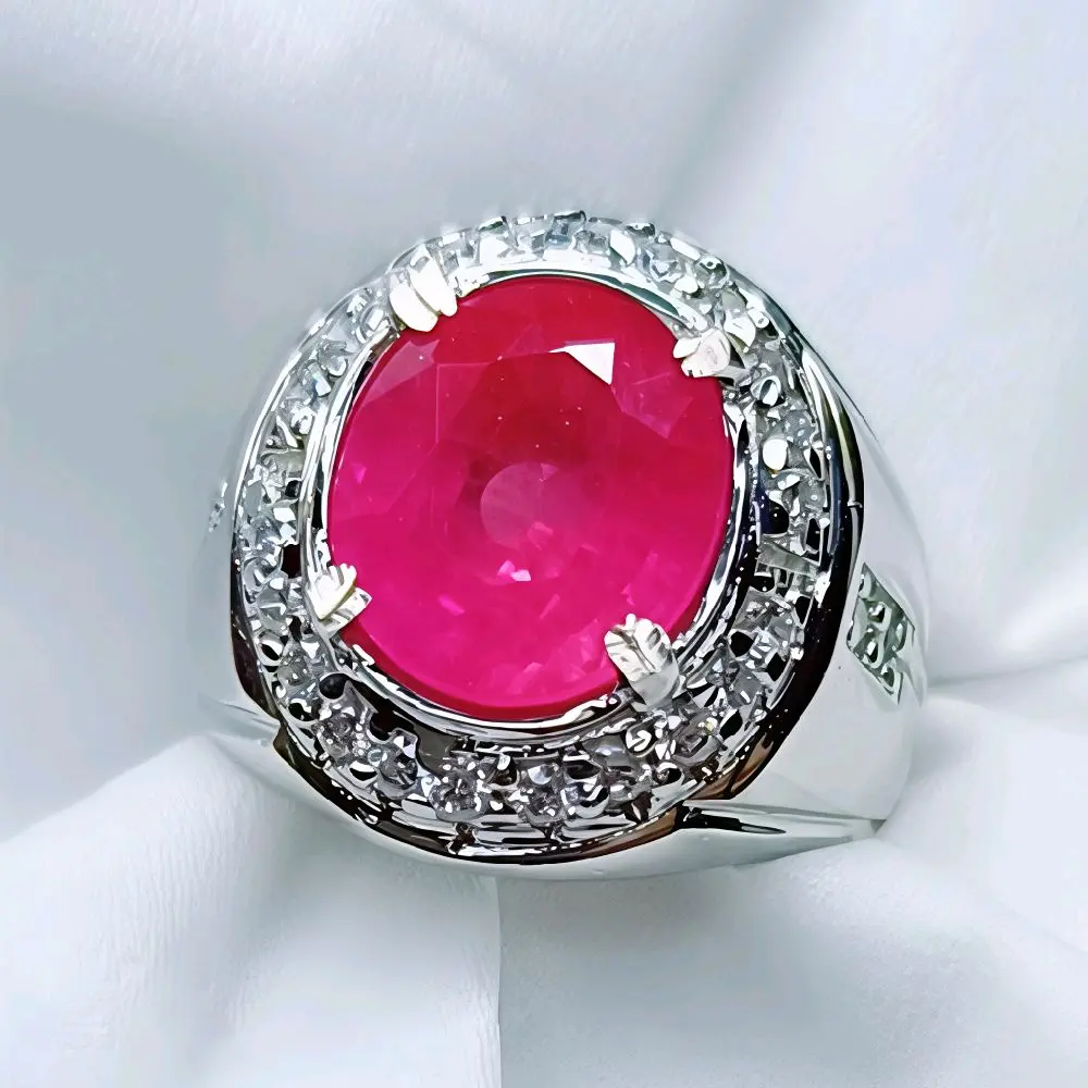 BATU PERMATA RUBY BURMA SUPER MEWAH