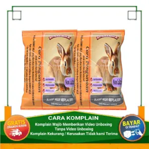 BUNNY MILK REPLACER - SUSU KELINCI - PENGGANTI ASI KELINCI Non Laktosa untuk Kesehatan Kelinci Anda
