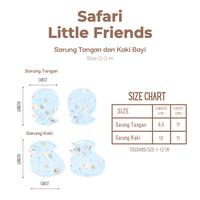 Gambar NARY - Mitten & Booties - Sarung Tangan Dan Sarung Kaki Bayi (1 Pack) - Safari Little Friends - Baby Blue Lambie dari Nary Baby Wear Kota Bandung 3 Tokopedia
