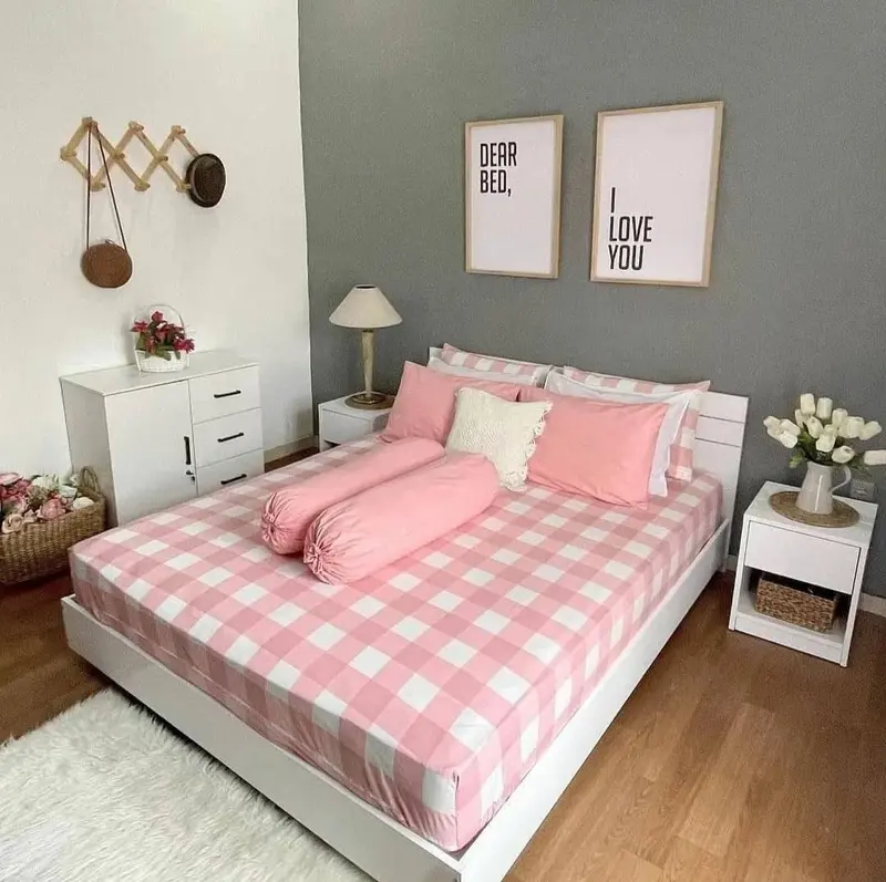 Promo Sprei Aesthetic Viral Motif Rainbow Beats Seprei Abstrak Kekinian Bahan Katun Lembut King Size 180 x 200 Anti Luntur 4