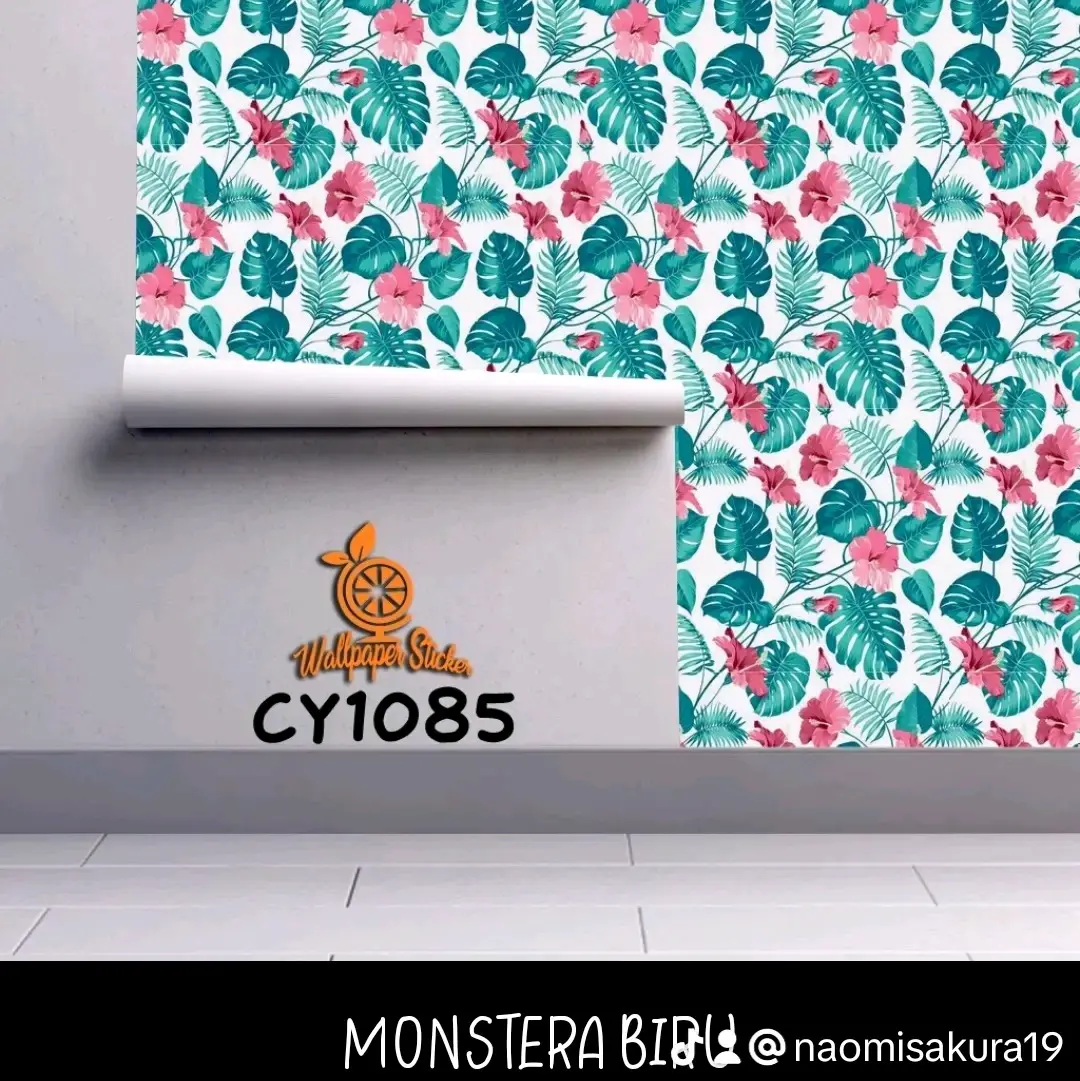 WALLPAPER DINDING MURAH MOTIF SHABBY COD BAYAR DITEMPAT-45CM X 5 METER stiker