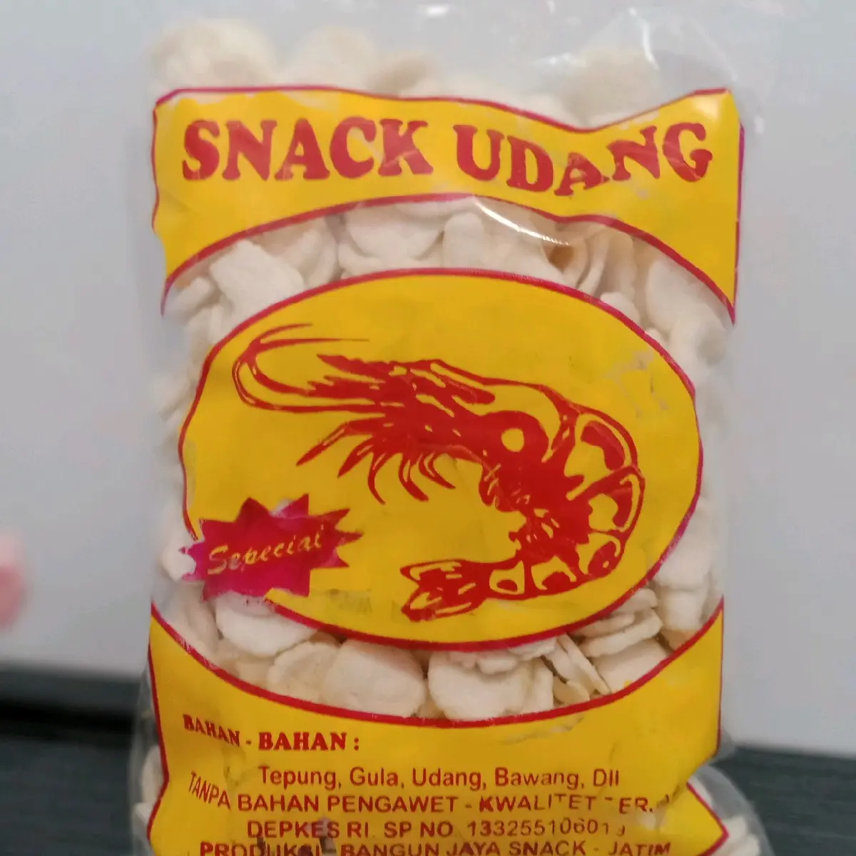 Kerupuk Snack Udang Tanpa Pengawet - Makanan Ringan - Keripik, Cemilan, Manis, Food, Kering, Udang, Camilan,SEO