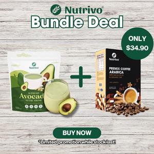 [HALAL] Nutrivo Supreme Avocado Nutri Drink (30g x 12 Sticks)