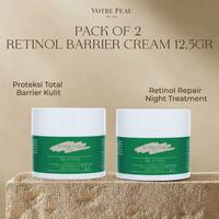 Gambar Pack of 2 - Retinol Barrier Cream 12,5gr Votre Peau Skin Care -  Cream Jerawat dan Anti Aging Penuaan - normal, Standar dari Votre Peau Kota Administrasi Jakarta Selatan 1 Tokopedia
